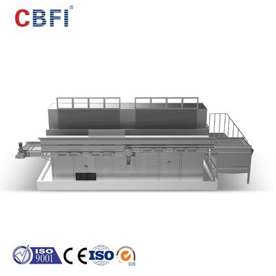 1.5 Tunnellati/Siegħa Magni ta 'Ffriżar ta' Sodda Fluwidizzata Quick